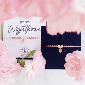 JESTEŚ WYJĄTKOWA Bransoletka Przyciągająca Dobro i Miłość TALIZMAN SZCZĘŚCIA