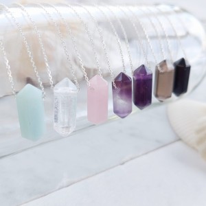 Naszyjnik SOPEL Kamienie Naturalne, Srebro, Złoto. Personalizowana Biżuteria