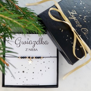 GWIAZDKA Z NIEBA Bransoletka Urodzinowa. ZŁOTO, SREBRO. Personalizowana Biżuteria