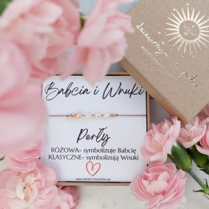BABCIA i WNUKI. Perły, Złoto, Srebro. Idealny PREZENT dla Babci